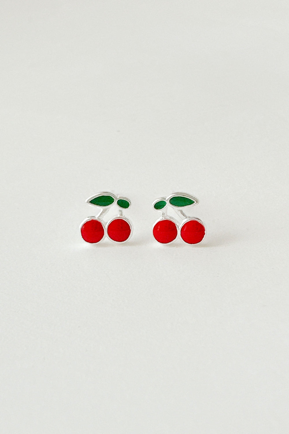 23511 Red Cherry Earrings