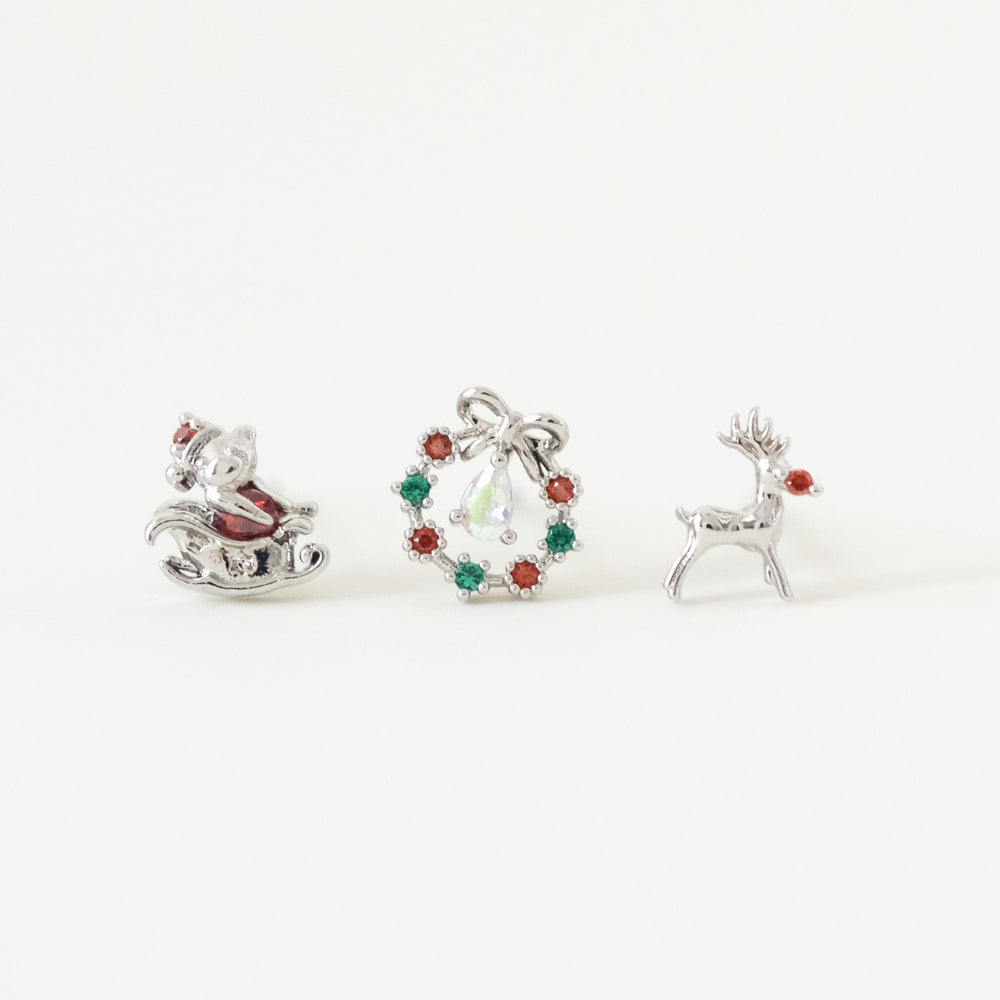 [最後現貨] 23982 No. 2 Cheery Christmas Earrings Set