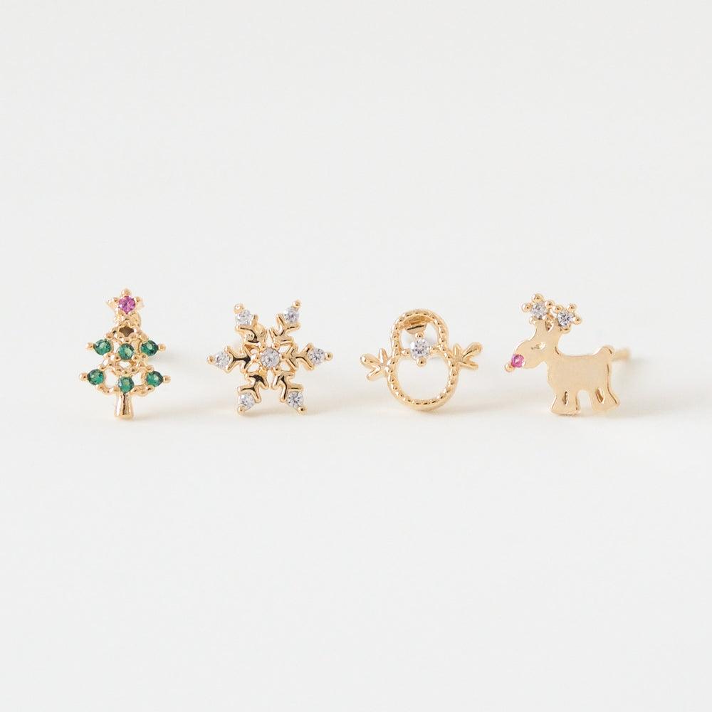 [最後現貨] 23985 No. 5 Mirthful Christmas Earrings Set