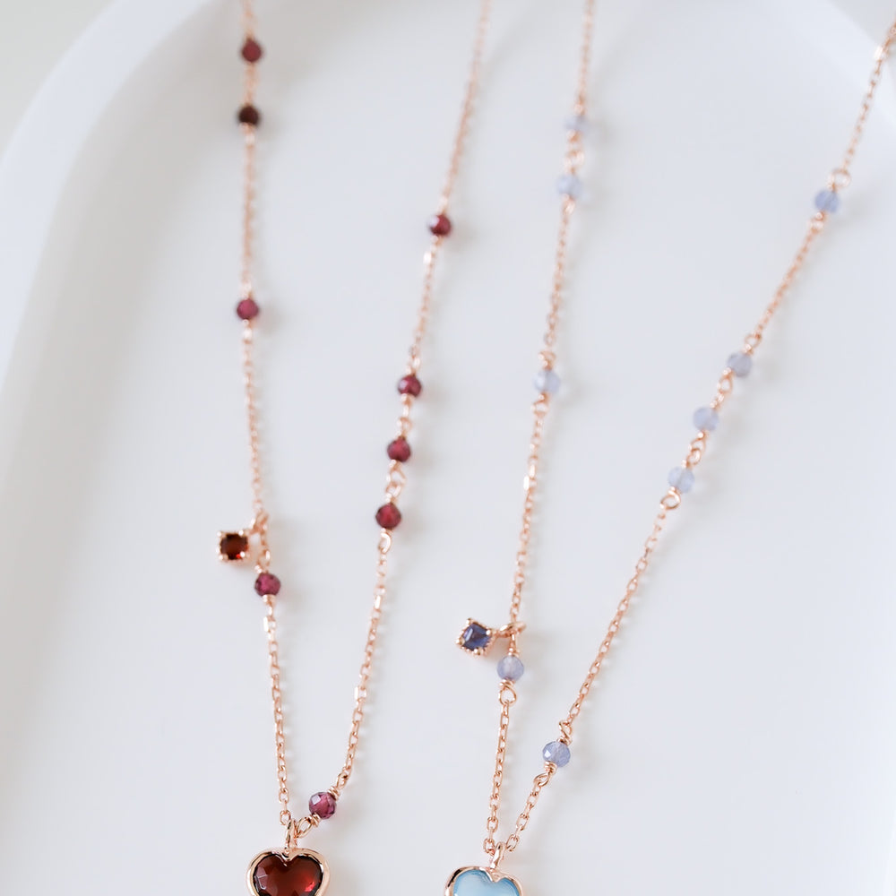 
                      
                        24252 Davina Gemstone Necklace | Blue Chalcedony
                      
                    