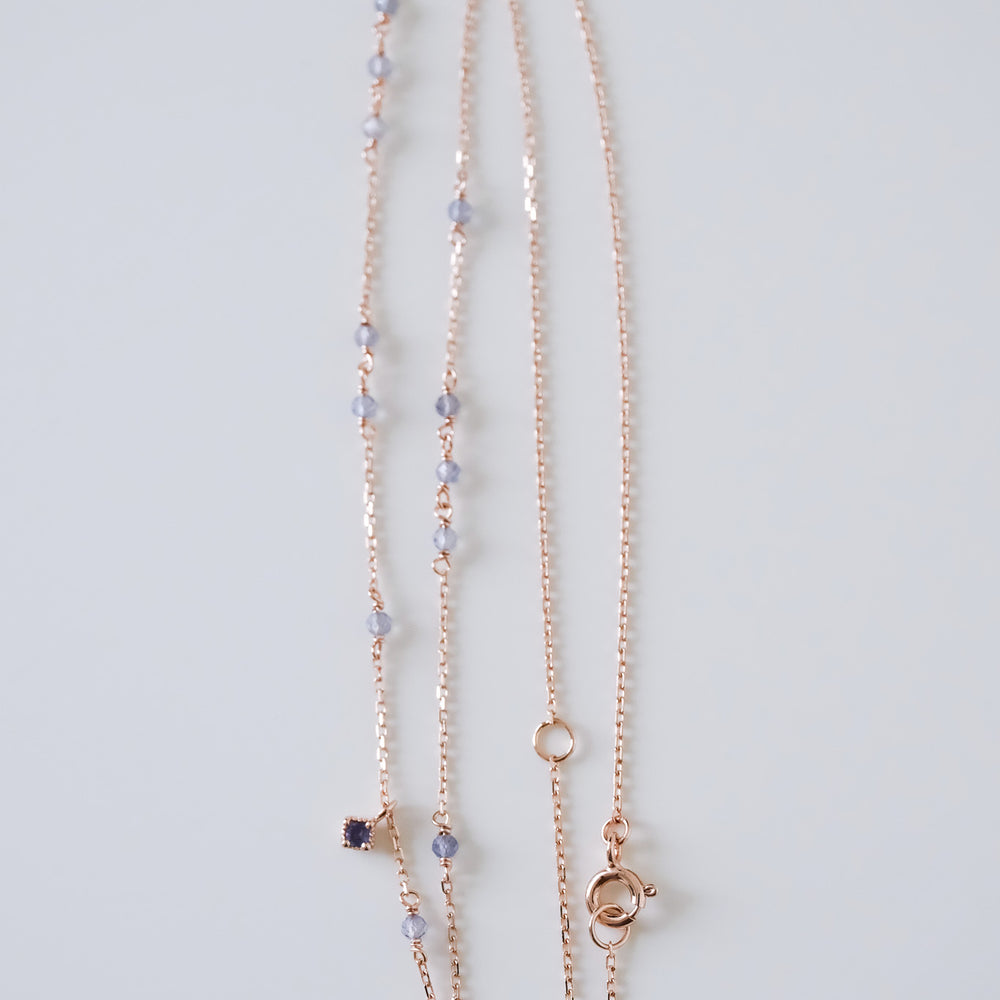 
                  
                    24252 Davina Gemstone Necklace | Blue Chalcedony
                  
                