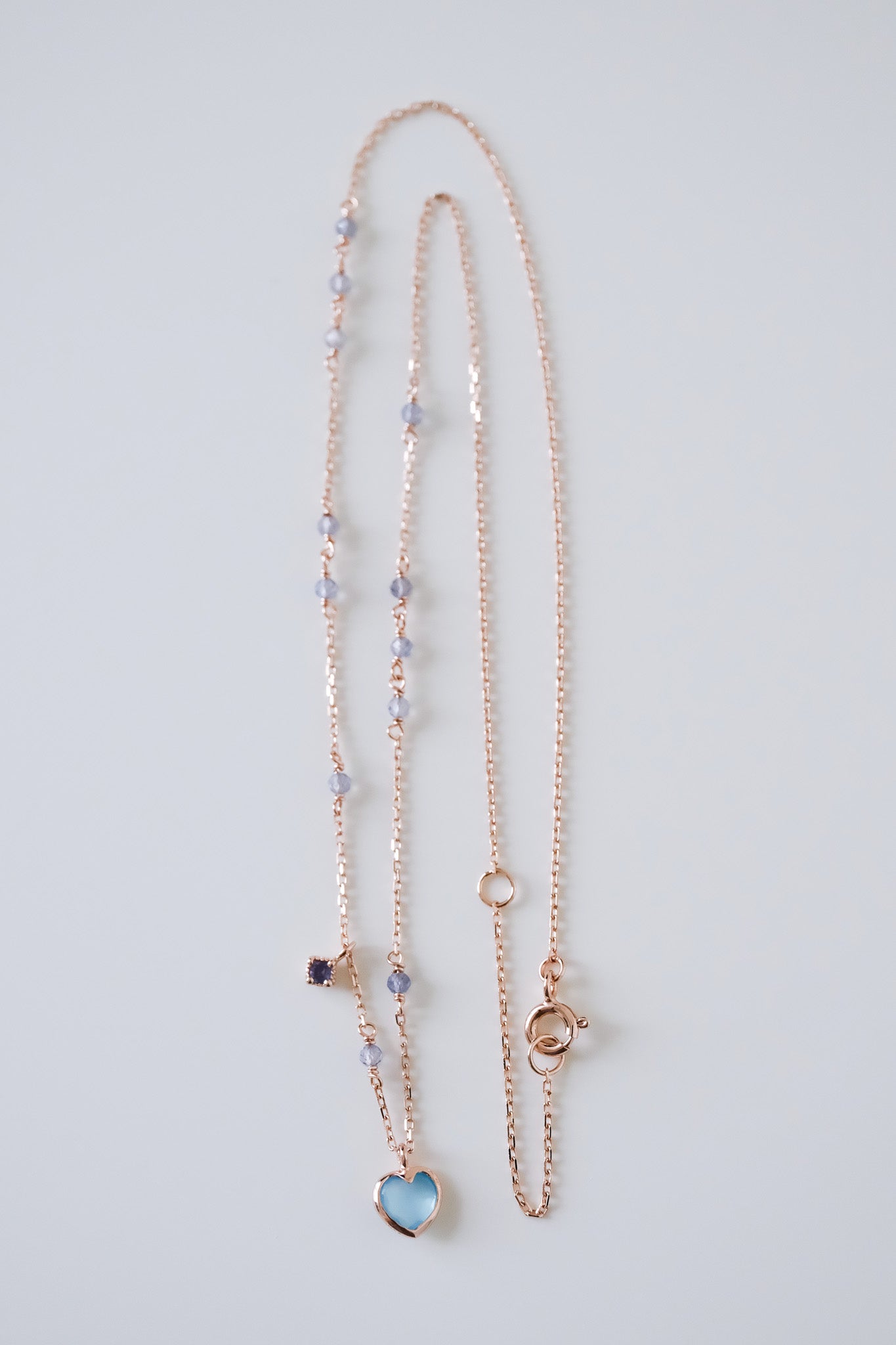 
                  
                    24252 Davina Gemstone Necklace | Blue Chalcedony
                  
                