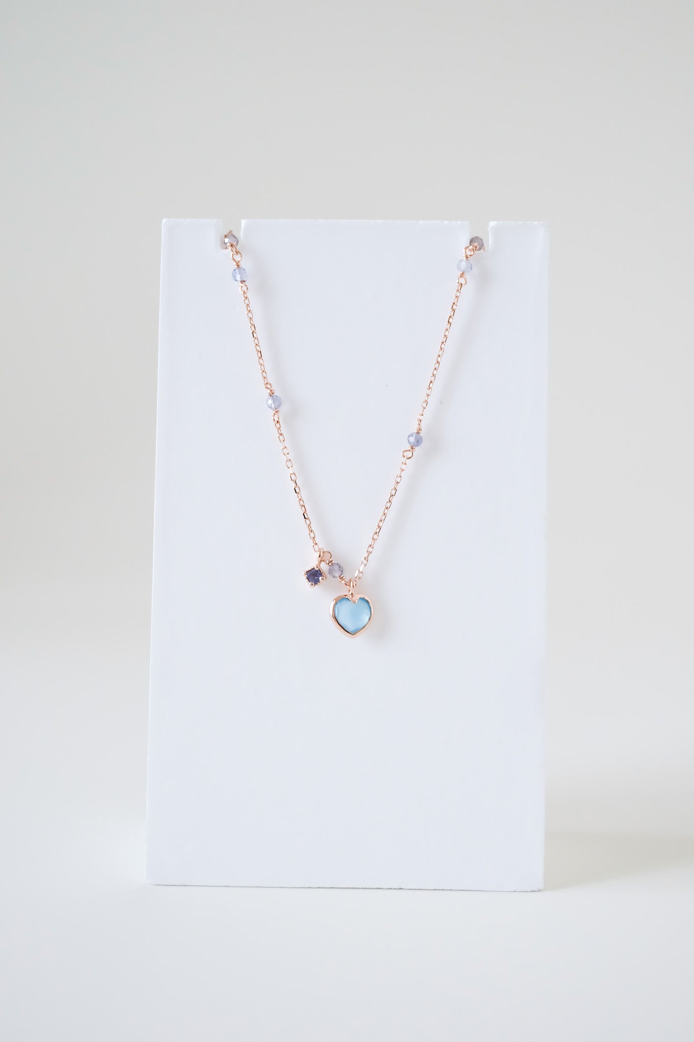 
                  
                    24252 Davina Gemstone Necklace | Blue Chalcedony
                  
                