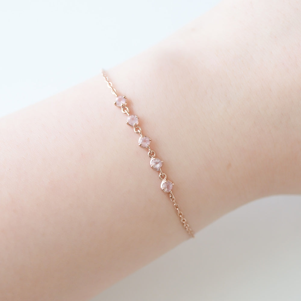 
                      
                        24257 Cara Gemstone Bracelet | Rose Quartz
                      
                    