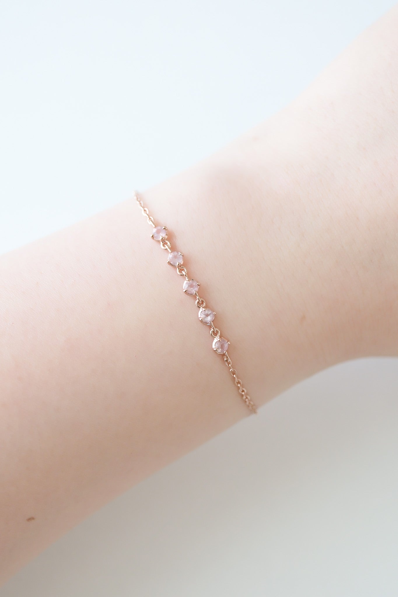 
                  
                    24257 Cara Gemstone Bracelet | Rose Quartz
                  
                