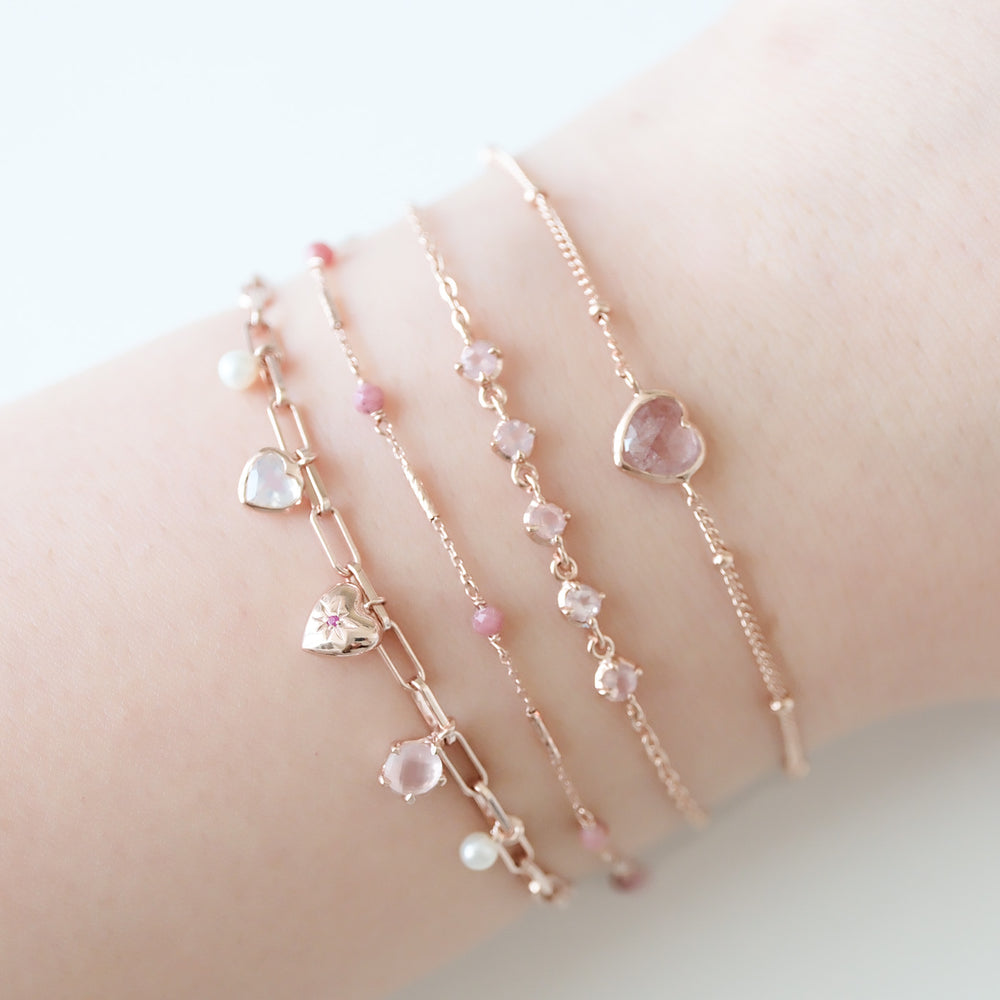 
                      
                        24257 Cara Gemstone Bracelet | Rose Quartz
                      
                    