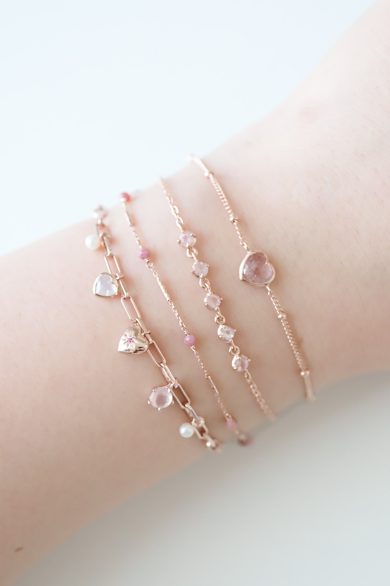 
                  
                    24257 Cara Gemstone Bracelet | Rose Quartz
                  
                