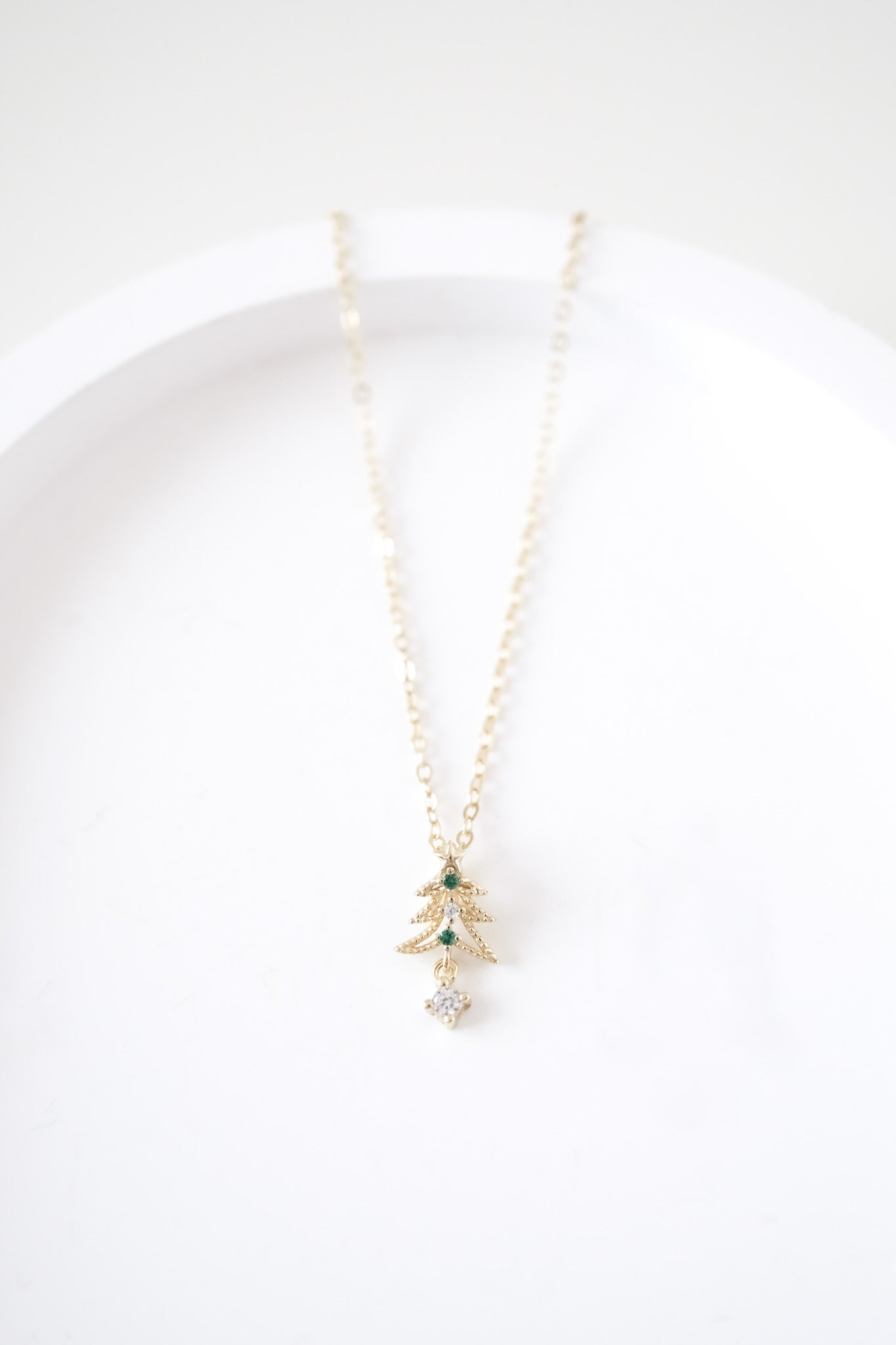 24709 Sparkling Christmas Tree Necklace