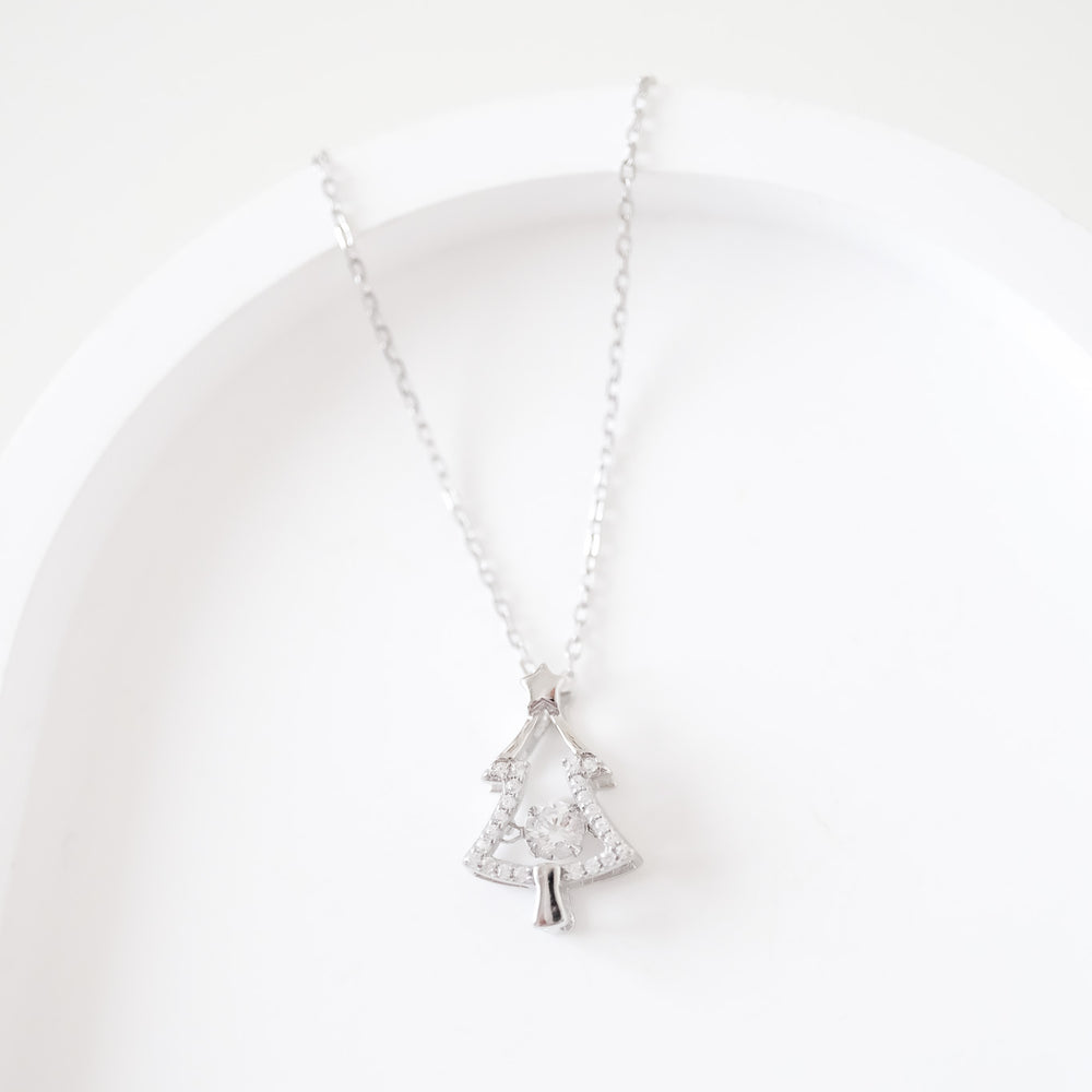 24710 The Dazzling Christmas Tree Necklace